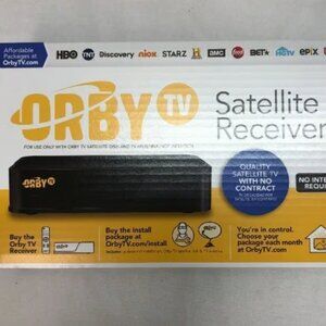 ORBY KSTB2095 SATELLITE RECEIVER WITH REMOTE & POWER SUPPLY - NIB